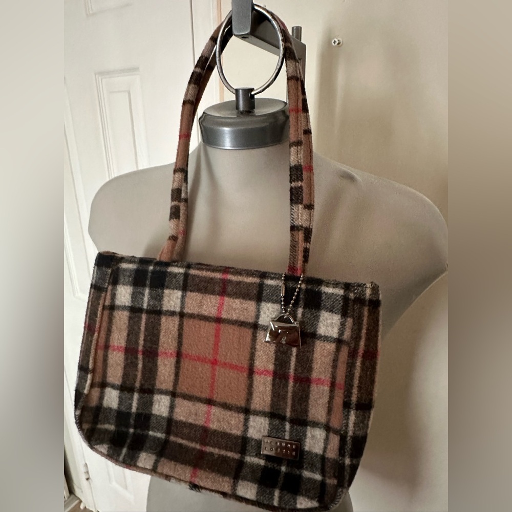 Vintage Jeanne Lottie plaid shoulder bag